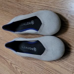 Rothy's Birds Eye Gray Sz 9.5 Round Toe Flats